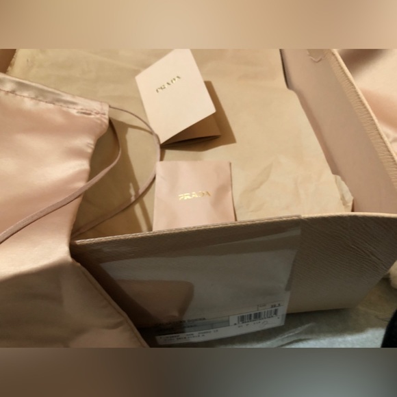 PRADA “STUNNING” Triple Strap Studded Donna Calzature Black Suede Heels🌷 - Picture 4 of 15